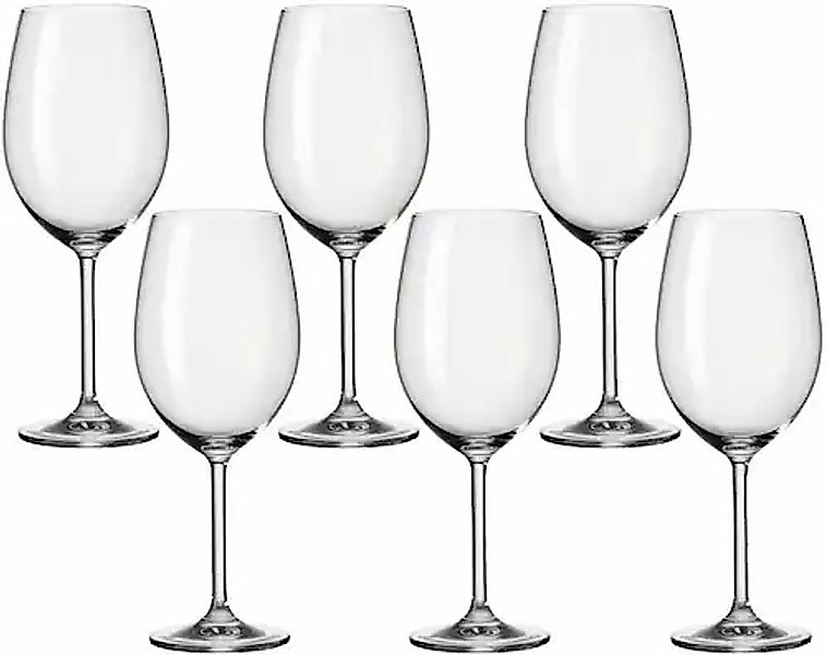 LEONARDO Rotweinglas »DAILY«, (Set, 6 tlg.), (Bordeaux) 640 ml, 6-teilig günstig online kaufen