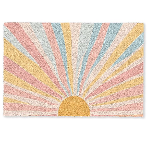 MuchoWow Fußmatte Illustration - Sonne - günstig online kaufen