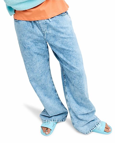 Roxy Loose-fit-Jeans "Saltwater Mid Sunbleached" günstig online kaufen