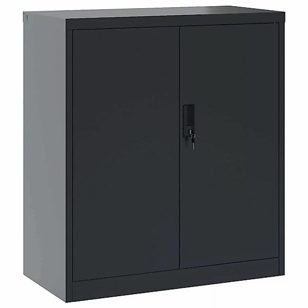 vidaXL Aktenschrank Anthrazit 79x40x90 cm Stahl günstig online kaufen