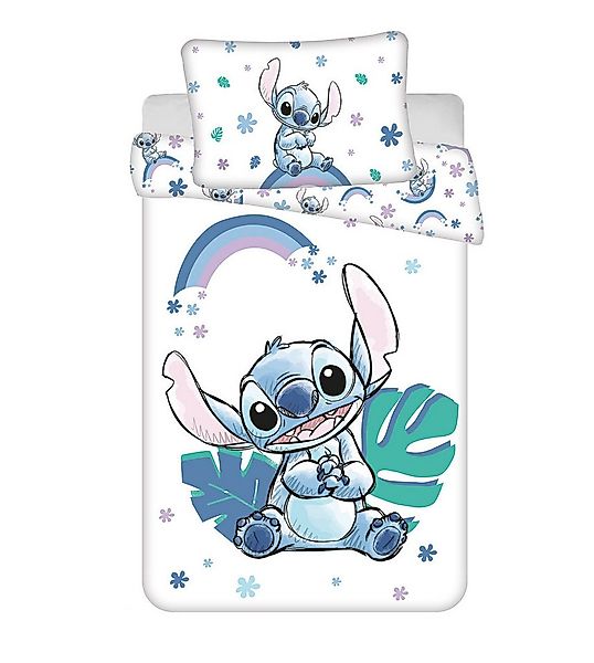 Lilo & Stitch Babybettwäsche Wendebettwäsche Baby Lilo und Stitch Rainbow 2 günstig online kaufen