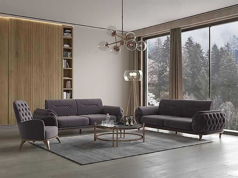 Möbeldreams Sofa Sofa-Set Ema 3-3-1 Modern günstig online kaufen