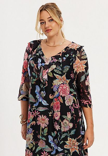 YOEK A-Linien-Kleid Damen Kleid Flare Fit Bio-Baumwolle günstig online kaufen