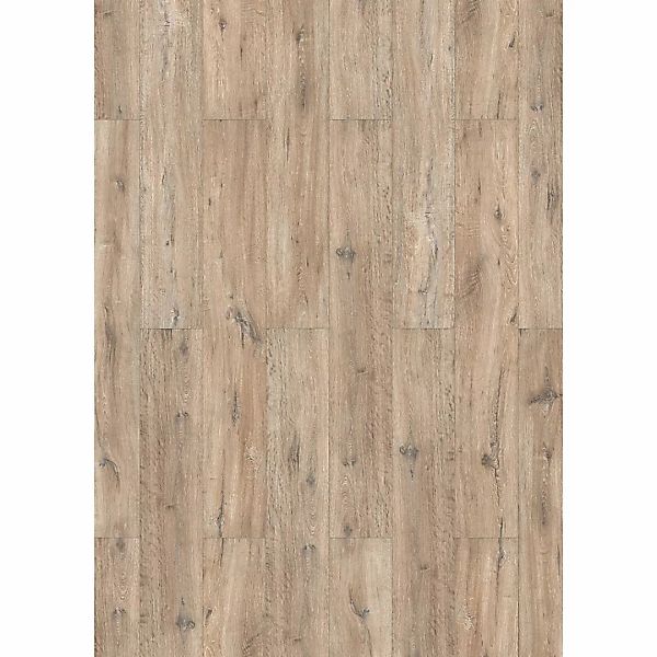 Laminatboden Eiche braun ca. 1,996 m² im Paket Eiche braun B/S: ca. 19,4x0, günstig online kaufen