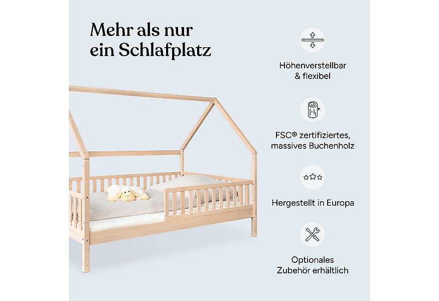 Ehrenkind Hausbett Livo aus massivem Buchenholz in verschiedenen Größen (FS günstig online kaufen