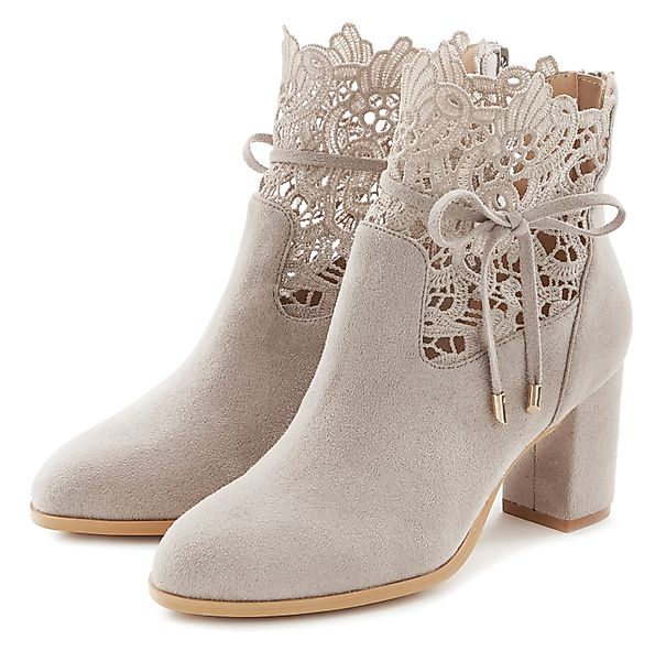LASCANA High-Heel-Stiefelette mit modischer Spitze und günstig online kaufen