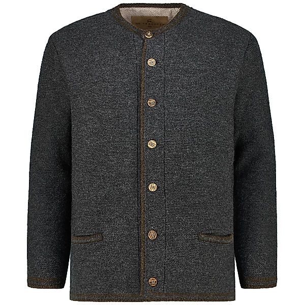 Orbis Trachten-Strickjacke Farbe grau Größe: 66 günstig online kaufen