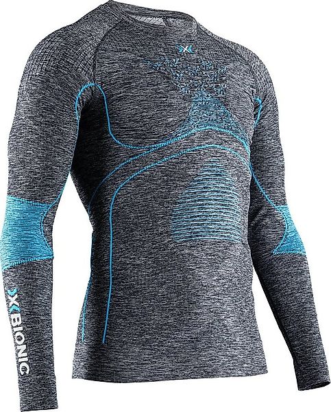 X-Bionic Langarmshirt Energy Accumulator 4.0 Rundhals Melange dunkelgrau He günstig online kaufen