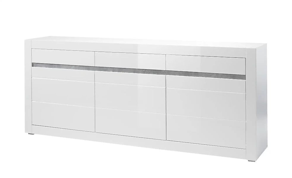 Sideboard  Suavo ¦ weiß ¦ Maße (cm): B: 217 H: 90 T: 42.0 Kommoden & Sidebo günstig online kaufen