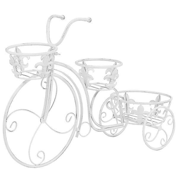vidaXL Pflanzentreppe, Blumentreppe Fahrradform Vintage-Stil Metall günstig online kaufen