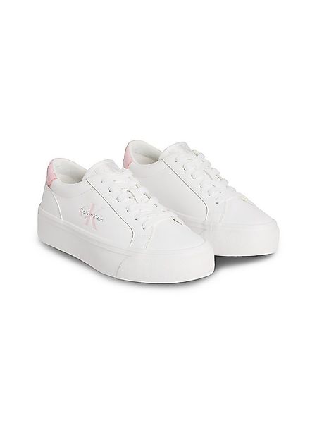 Calvin Klein Jeans VULC FLATF LTH LOGO TAG Plateausneaker Schnürschuh, Halb günstig online kaufen