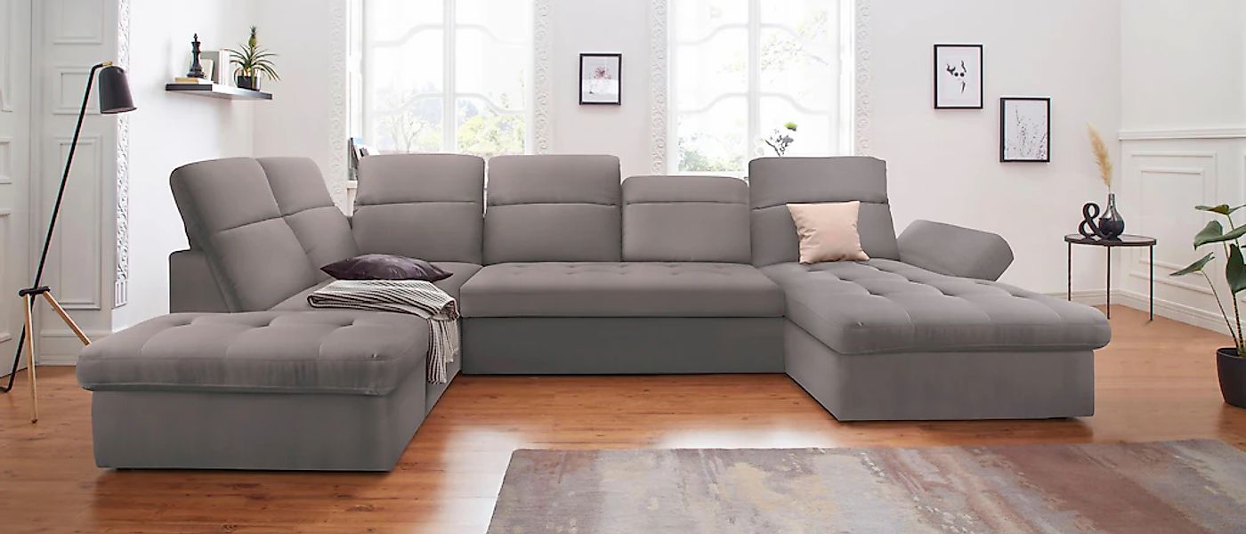 sit&more Wohnlandschaft "Stardust U-Form" inklusive Kopfteilverstellung und günstig online kaufen