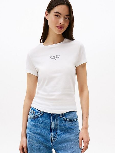 Tommy Jeans Kurzarmshirt TJW SLIM ESS LOGO 1 TEE EXT günstig online kaufen