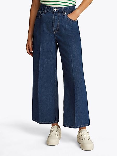 Tommy Hilfiger Weite Jeans WIDE LEG HW LOU mit Logo-Badge, mit Nieten, mit günstig online kaufen