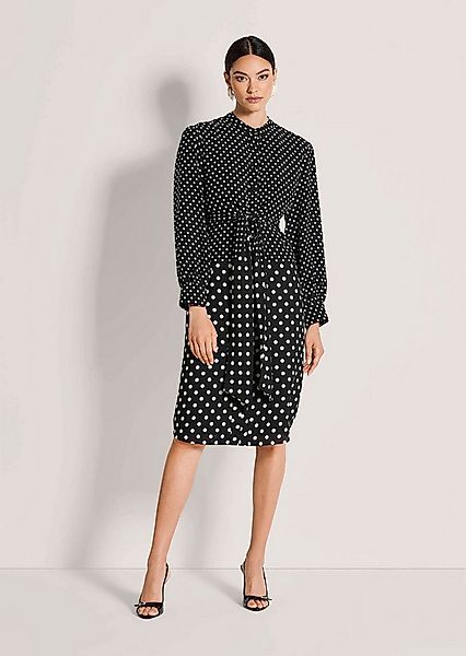 MADELEINE Midikleid Tupfenkleid mit Wickeloptik Sommerkleid mit Rundhals, K günstig online kaufen