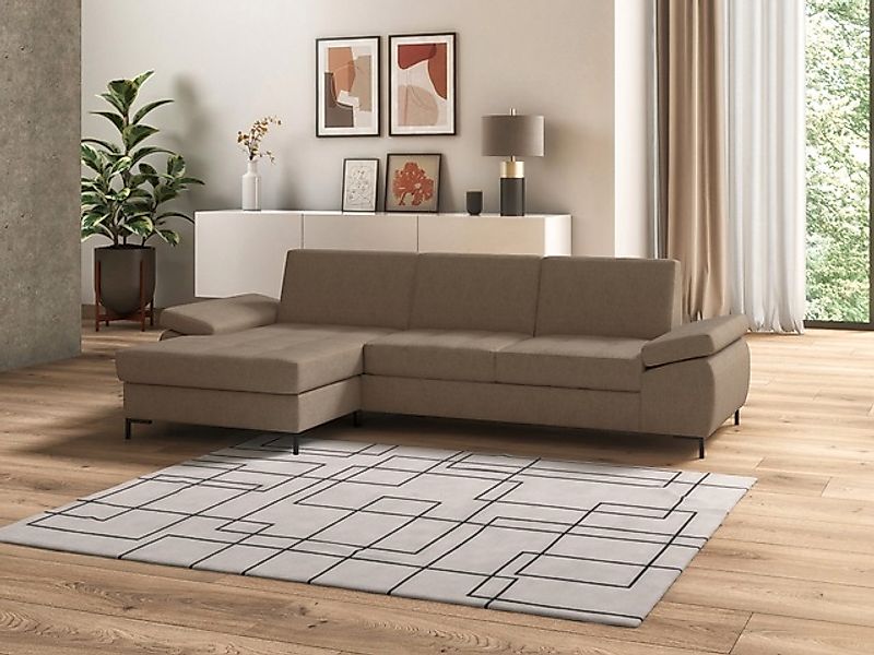 DOMO collection Ecksofa »Capelo, komfortabel, klare Linien zeichnen dieses günstig online kaufen