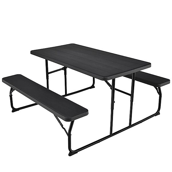 COSTWAY Bierzeltgarnitur, 136 cm Campingtisch mit günstig online kaufen