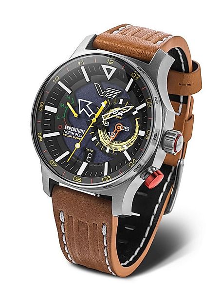 Vostok Europe Solaruhr Expedition North Pole – 47 mm Herrenuhr mit Lederarm günstig online kaufen