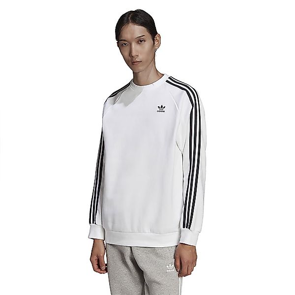 Adidas Originals 3 Stripes Crew Pullover S White günstig online kaufen