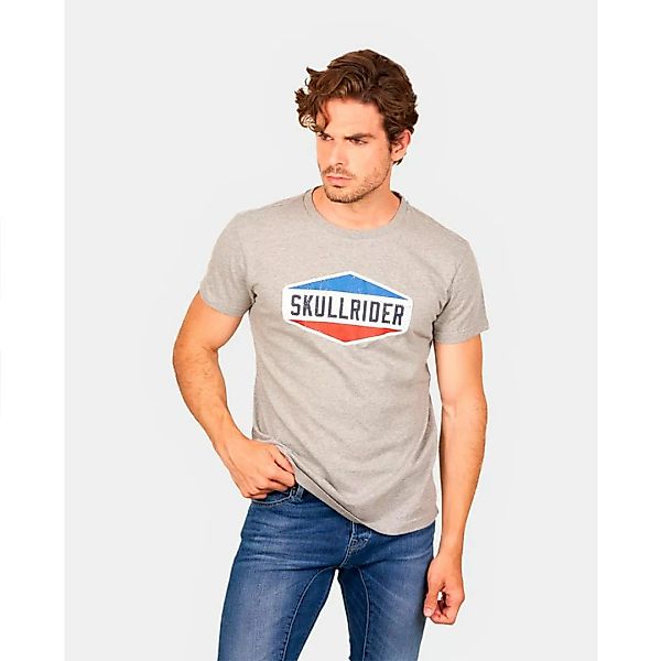 Skull Rider Petrol Kurzärmeliges T-shirt S Grey günstig online kaufen