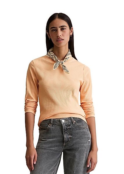 Marc O'Polo DENIM Langarmshirt aus Rippjersey günstig online kaufen