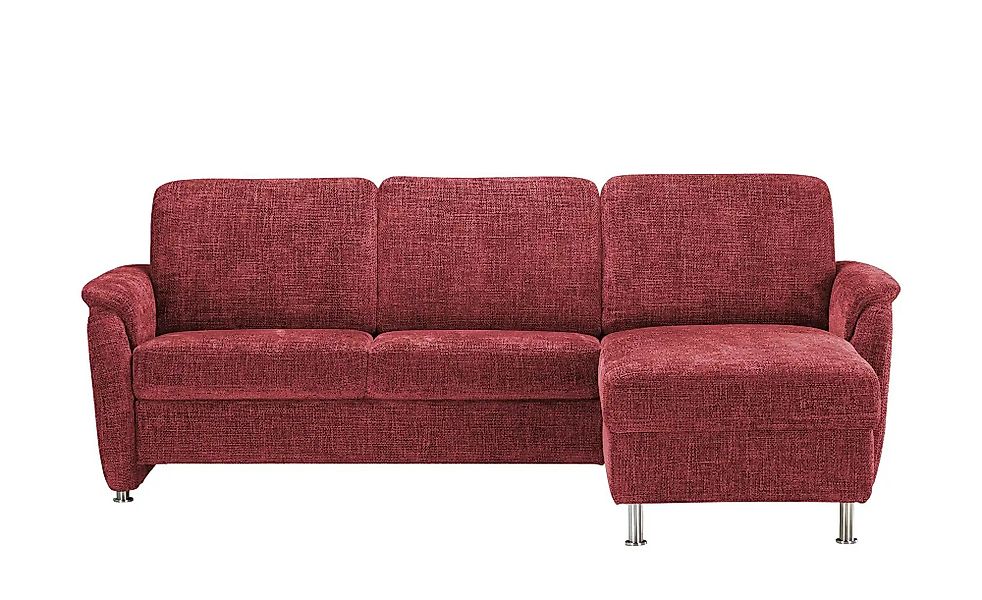 Polstermöbel Oelsa Ecksofa  Selecta-Home ¦ rot ¦ Maße (cm): B: 255 H: 89 T: günstig online kaufen