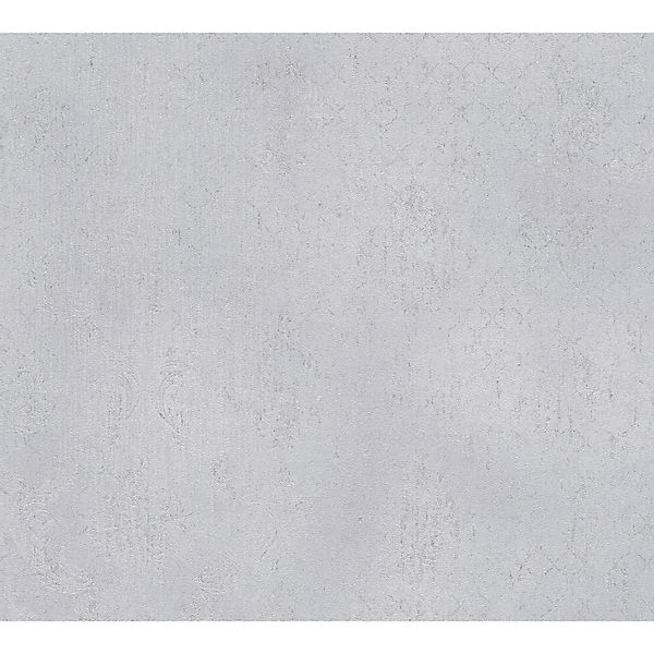 A.S. Creation Vliestapete Ornament Klassisch 10,05 m x 0,53 m Silber FSC® günstig online kaufen