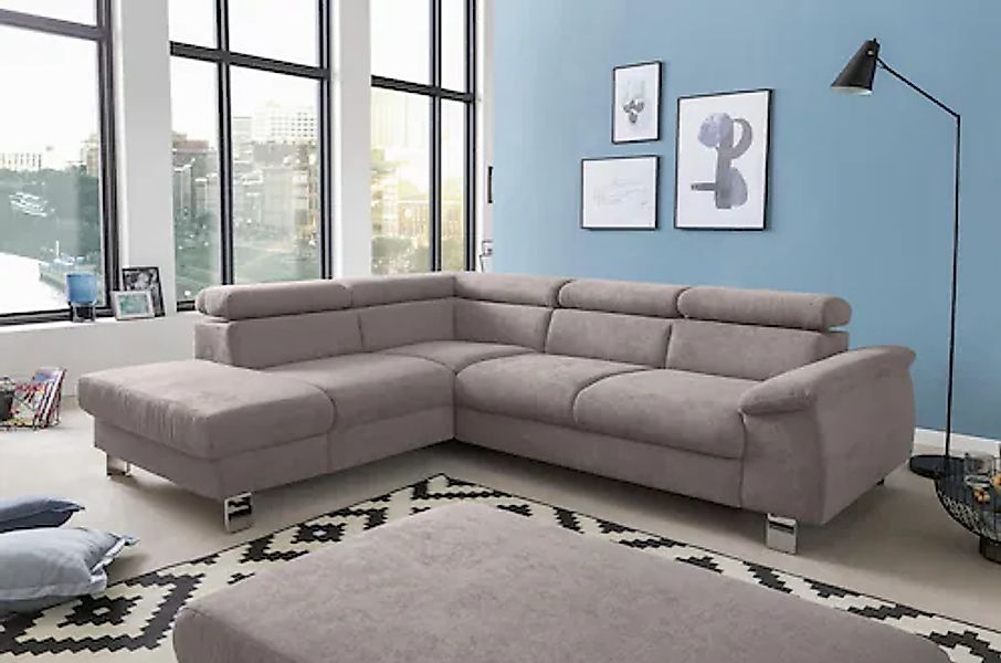COTTA Polstergarnitur »Komaris L-Form«, (Set), Set bestehend aus: Ecksofa m günstig online kaufen