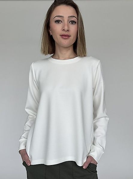 Zuckerwatte Sweatshirt bequeme A-Linie, weiche Modalmischung mit Stretch günstig online kaufen