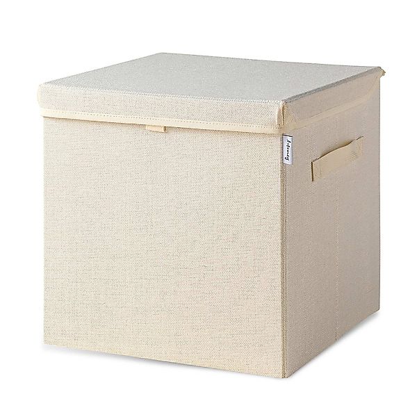Lifeney Faltbox Aufbewahrungsbox mit Deckel, Creme günstig online kaufen