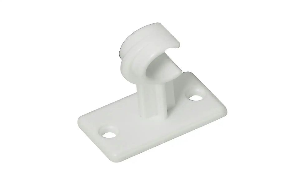 Mydeco Caféhausstange Träger   ¦ weiß ¦ Stahl ¦ Maße (cm): B: 3,2 H: 3,2 Ga günstig online kaufen