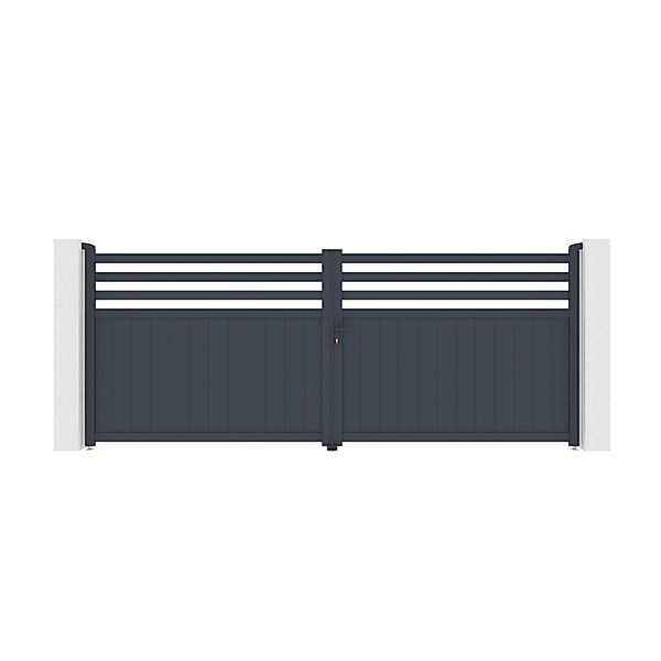 Casanoov Flügeltor Elektrisch 4M Nevis H 160Cm & Drehtorantrieb Bunker B500 günstig online kaufen