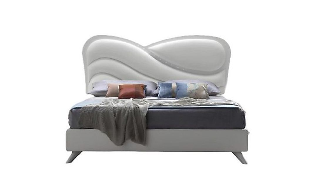 Xlmoebel Bett Weißes Doppelbett mit modernem Luxus-Design im italienischen günstig online kaufen