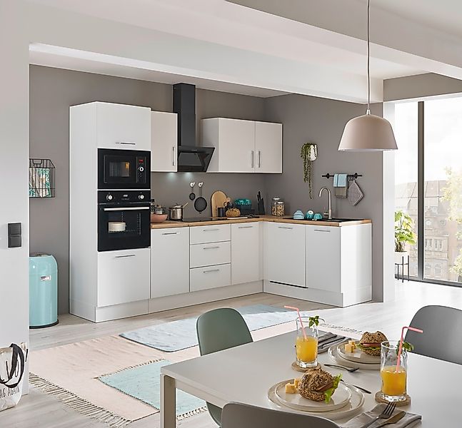 BASIC by Balculina Winkelküche "Turin" Stellbreite 280x175 cm, wahlweise mi günstig online kaufen