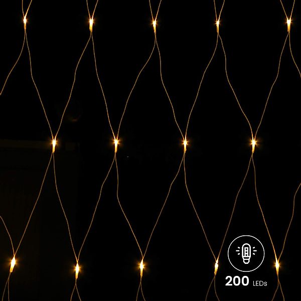 Gartenpirat LED-Lichternetz mit Kabel LED-Beleuchtung Lichterkette günstig online kaufen