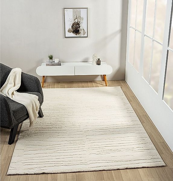 Vimoda Teppich Wohnzimmer Kurzflor, 3D Stein Effekt ultra weich, Rechteckig günstig online kaufen