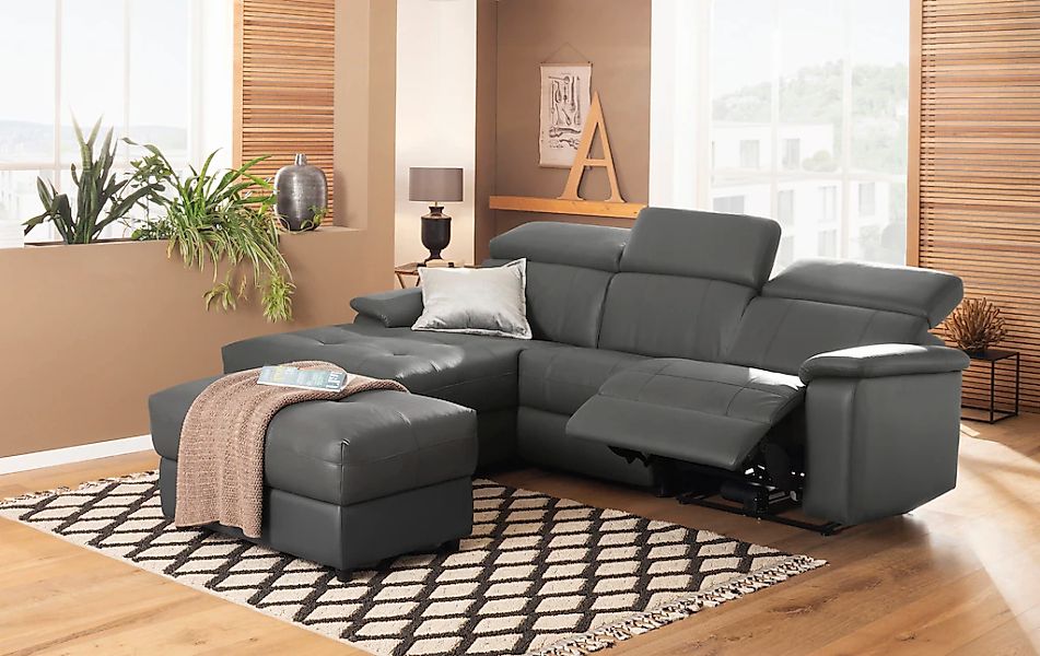 Home affaire "Binado, L-Form," mit manueller oder elektrischer Relaxfunktio günstig online kaufen