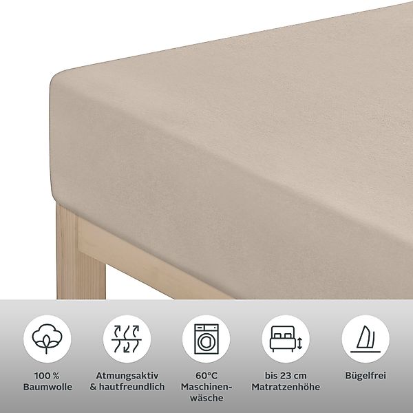 andas Spannbettlaken Greta in Gr. 90x200, günstig online kaufen