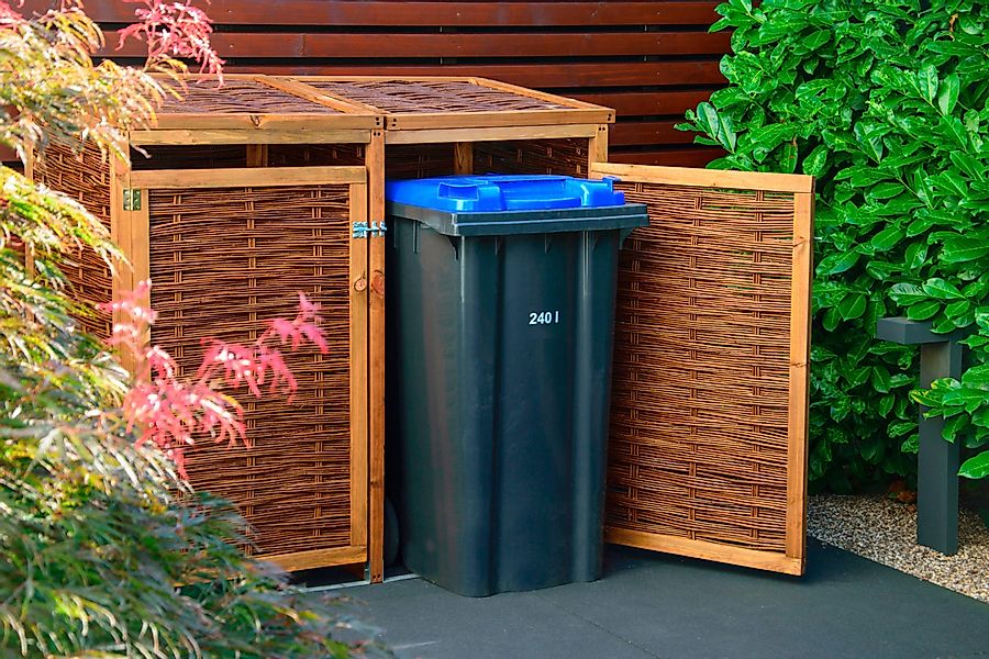 dobar Mülltonnenbox, 2x240l, BxTxH: 137x83x132 cm günstig online kaufen