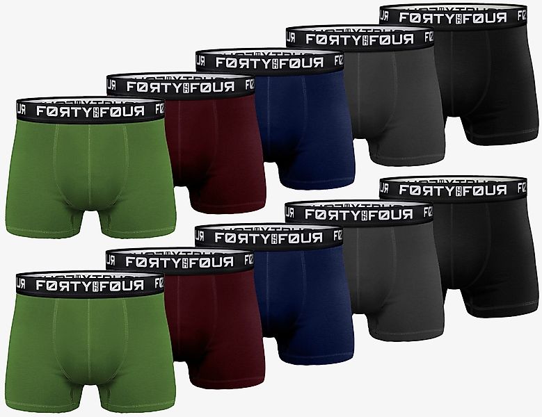 FortyFour Boxershorts Herren Männer Unterhosen Baumwolle günstig online kaufen