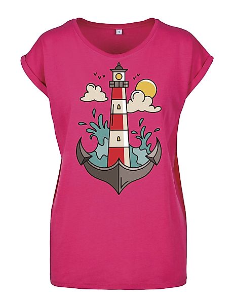 Youth Designz Print-Shirt "Anker Leuchtturm" Damen günstig online kaufen