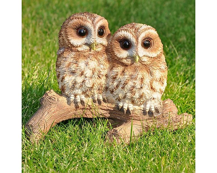 dazikemo Gartenfigur Dekofigur Gartenfigur Eulenpaar 16 x 7 x 12 cm günstig online kaufen