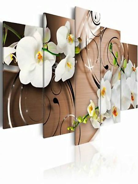 artgeist Wandbild Ivory orchids mehrfarbig Gr. 200 x 100 günstig online kaufen