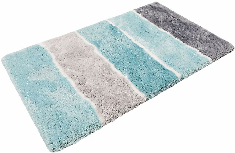 Homie Living Badematte "Rio Marina" Höhe 30 mm rutschhemmend beschichtet fu günstig online kaufen