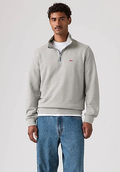 Levis "ORIGINAL HM 1/4 ZIP", mit Troyer-Kragen und Logo-Stickerei günstig online kaufen