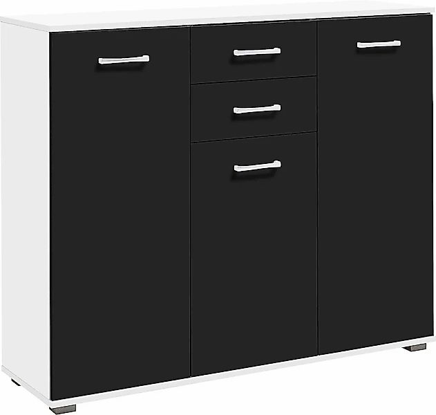 priess Kombikommode "Barcelona mit 4 Schubkästen und Tür in 6 Farben" günstig online kaufen