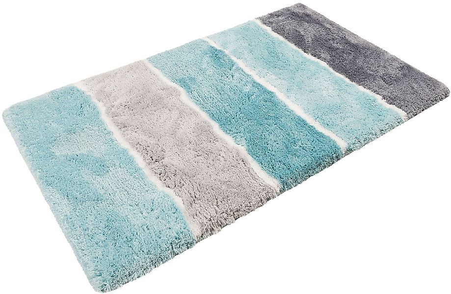 Homie Living Badematte »Rio Marina« Höhe 30 mm rutschhemmend beschichtet fu günstig online kaufen
