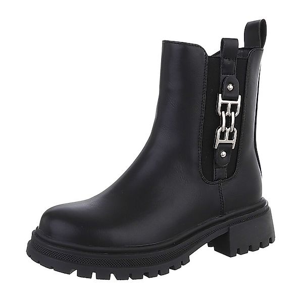 Ital-Design Damen Chelsea Freizeit Plateaustiefelette (87451881) günstig online kaufen