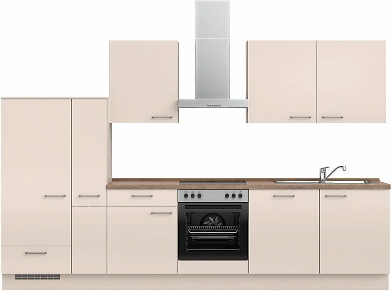 nobilia Küchenzeile ""Laser I", Ausrichtung wählbar, Breite 330 cm" vormont günstig online kaufen