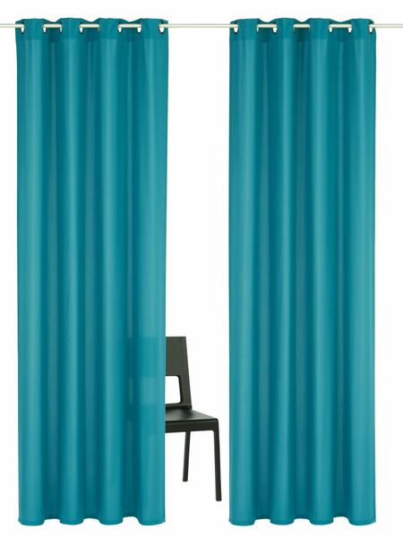 my home Vorhang "Parry" Ösen 2 Stk. tlg. 2-er Set, blickdicht, monochrom, b günstig online kaufen